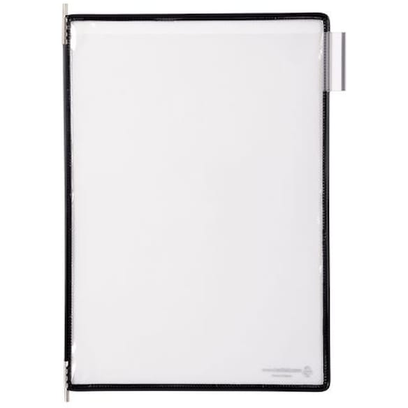 Lomme TARIFOLD A4 PP sort (10)