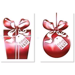 Weihnachtsanhänger Noname, 3 Stück, sortiert