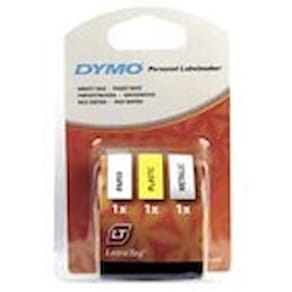 Labeltape DYMO gul/hvid/metallic