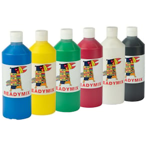 Readymix färglära 500ml x 6 färger