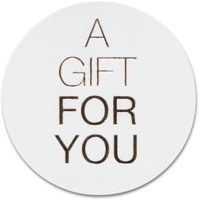 Etiketten bedrukt op rol, 39 mm, 500 stuks, A Gift For You