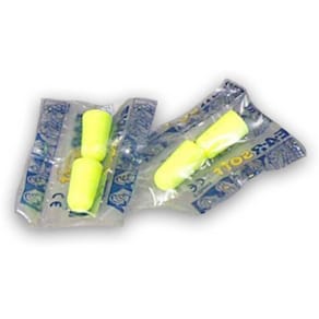 Skumørepropper Super Soft lyddæmpende, gul, 250 par