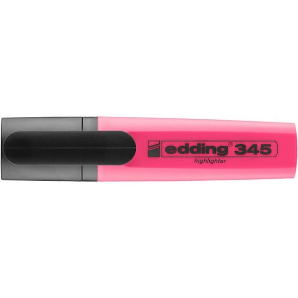 Tekstmarker EDDING 345 rosa 10st