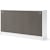 Skåp 1600x415x925 mm Vit/Mörk ask