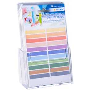 Stifteetiketten HERMA Display, sortiert, 30 Stück
