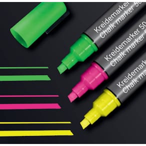 Kreidemarker Sigel, 3 St., 1–5 mm, sortiert
