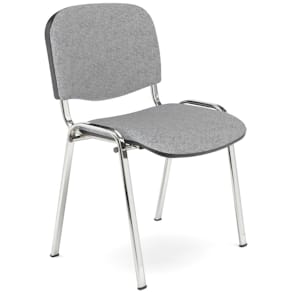 Besucherstuhl Nowy Styl ISO, ohne Armlehnen, grau