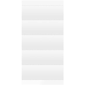 Beschriftungsschild Falken, 100 Stück, weiß