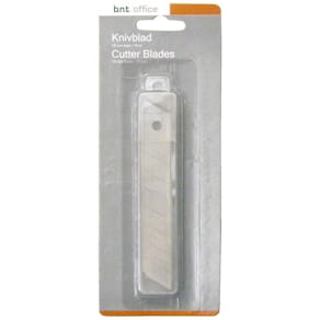 Reserveklinger, BNT Bnt/Office, 18 sølv, pakke a 10 stk