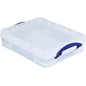 Opbergdoos Really Useful Box, 11 liter, transparant