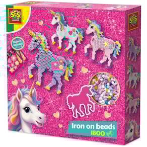 Bügelperlen-Set SES Creative Unicorn, 1.800 Perlen, ab 6 Jahren