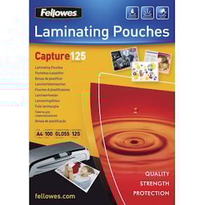 Lamineringslommer Fellowes Premium A4 125 µm, 100 stk