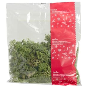 Dekoration mossa grön 100g