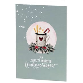 Briefkarte Rössler Cosy X-Mas, B6hd, 1 Karte/1 Umschlag