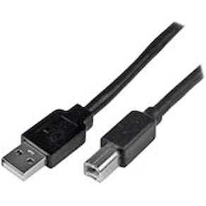 StarTech.com 20m / 65 ft Active USB 2.0 A to B Cable - Long 20 m