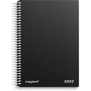 Dagskalender Mayland Classic 2027, 138x177 mm, sort, FSC