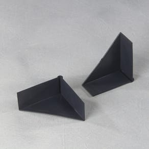 Hjørnebeskytter Kant 3D PE sort, 70 x 28 mm, 1000 stk