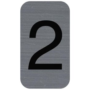 Skilt EXACOMPTA 2 selvklebende 2,5x4,4cm