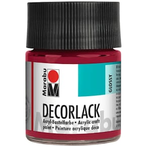 Acryllack Marabu Decorlack Acryl, kaminrot, 50 ml