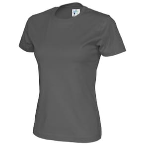 T-shirt COTTOVER dam GOTS grå L