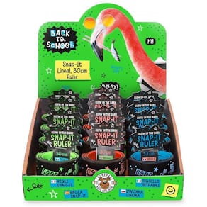 Lineal TRENDHAUS Snap it, 30 cm, sortiert