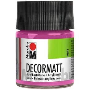 Acrylfarbe Marabu Decormatt, pink, 50 ml