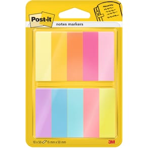 PageMarker Post-it Index Mini, 12.7 x 44.4 mm, sortiert, 10 x 50