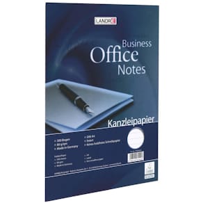 Kanzleipapier LANDRE L.21, A4, liniert, 80 g/m², weiß, 500 Blatt