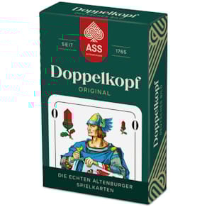 Spielkarten ASS Doppelkopf Deutsches Bild, Faltschachtel