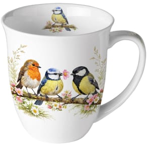 Kaffeebecher AMBIENTE Vogelfreunde, 0,4 l