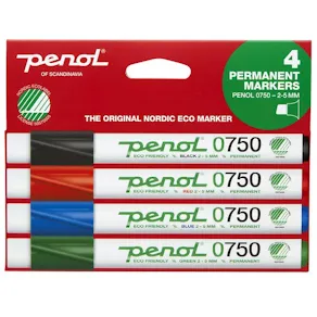 Märkpenna PENOL 0-750 perm 2-5mm 4/fp