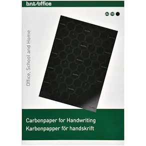 Karbonpapper BNT A4 svart 10/fp