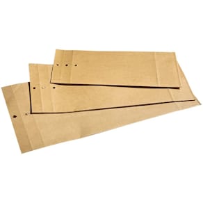 Ekspansionskuvert brun, åbning på kort side, flap, 250 stk