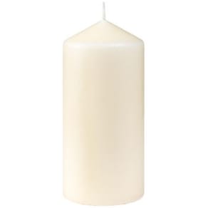 Blockljus DUNI 130x60mm vanilj 6/fp