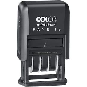 Datumstempel Colop Mini-Dater S160/L2 N, met datum en PAYE LE