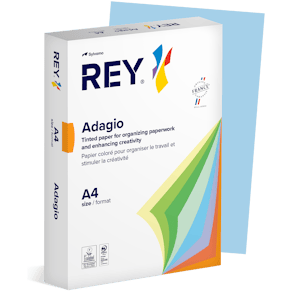 Färgat kopieringspapper Rey Adagio A4 80g 500/fp Blue