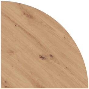 Verkettungsplatte Hammerbacher LE91, Asteiche, 80 x 80 cm, Viert­