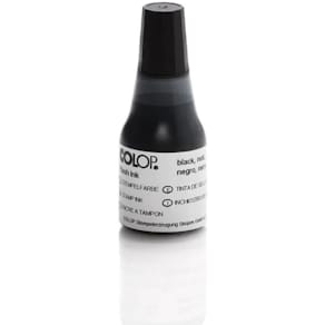 Stempelfarve COLOP sort, 25 ml