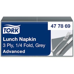 Servett TORK Lunch 3-lags grå 150/fp