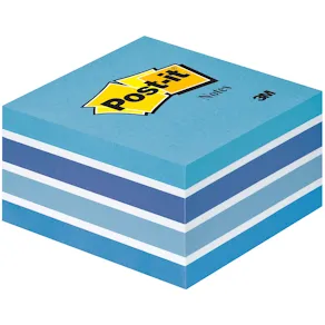 Post-It Kub Fresh Blue, 76x76mm, 450 blad