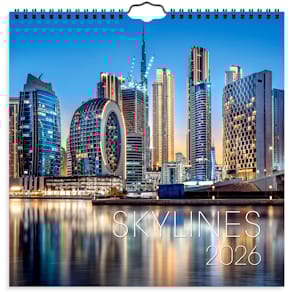 Väggkalender 2026 Skylines