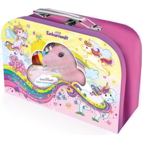Kinderkoffer TRÖTSCH Mini Einhornwelt, pink