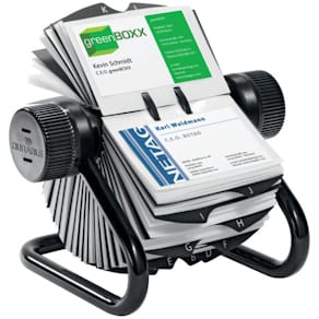 Rollkartei Durable VISIFIX, schwarz