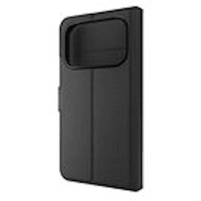 Zagg - Vikbart fodral för mobiltelefon - folio - läder - svart