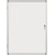 Vitrine Pergamy, glazen met magnetische achtergrond, 9 x A4