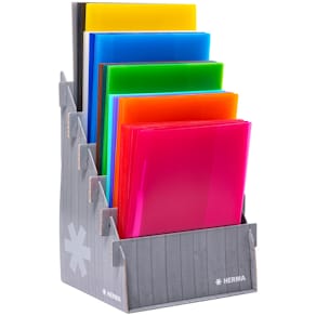Schnellhefter HERMA, PP, DIN A4, 45 Stück, sortiert