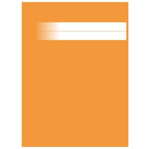 Skrivhäfte A5 olinjerat orange