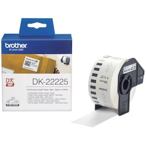 Thermoetiketten Brother DK-22225, 38 mm x 30,48 m, weiß