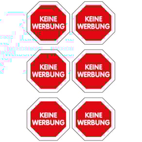 Hinweisetiketten Avery Zweckform Z-Design, Keine Werbung