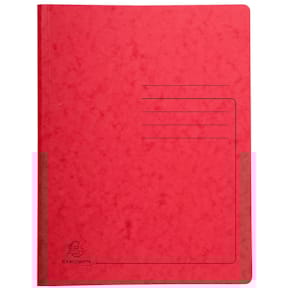 Spiralhefter EXACOMPTA, A4, Karton, rot